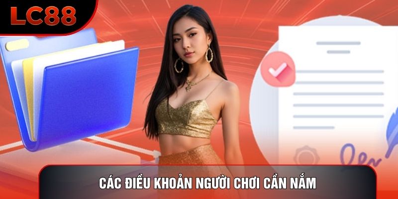 Các điều khoản người chơi cần nắm