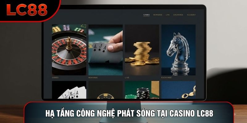 Hạ tầng công nghệ phát sóng tại casino LC88 Hạ tầng công nghệ phát sóng tại casino LC88