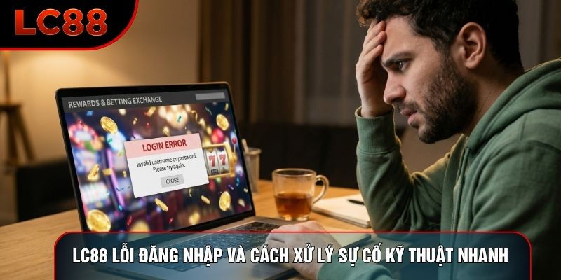 LC88 Lỗi Đăng Nhập Và Cách Xử Lý Sự Cố Kỹ Thuật Nhanh