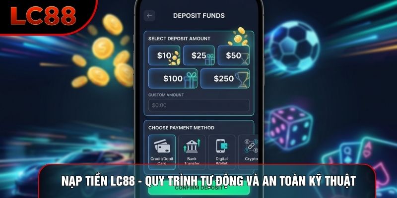 Nạp Tiền LC88 - Quy Trình Tự Động Và An Toàn Kỹ Thuật