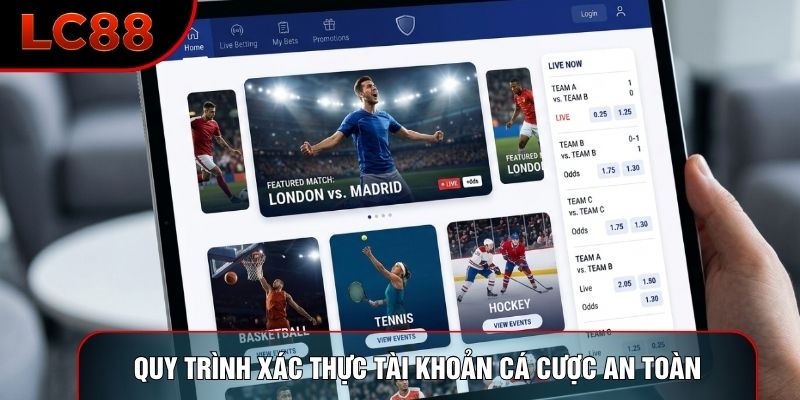 Quy trình xác thực tài khoản cá cược an toàn